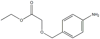 ethyl 2-[(4-aminophenyl)methoxy]acetate Struktur