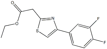  ethyl 2-[4-(3,4-difluorophenyl)-1,3-thiazol-2-yl]acetate