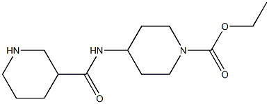  ethyl 4-[(piperidin-3-ylcarbonyl)amino]piperidine-1-carboxylate