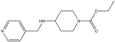 ethyl 4-[(pyridin-4-ylmethyl)amino]piperidine-1-carboxylate Struktur