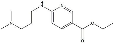ethyl 6-{[3-(dimethylamino)propyl]amino}pyridine-3-carboxylate Structure
