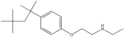 ethyl({2-[4-(2,4,4-trimethylpentan-2-yl)phenoxy]ethyl})amine Struktur