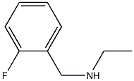 ethyl[(2-fluorophenyl)methyl]amine 结构式