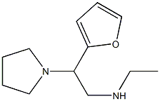  ethyl[2-(furan-2-yl)-2-(pyrrolidin-1-yl)ethyl]amine