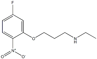 ethyl[3-(5-fluoro-2-nitrophenoxy)propyl]amine Structure