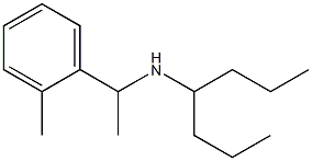 heptan-4-yl[1-(2-methylphenyl)ethyl]amine Structure