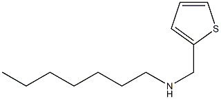 heptyl(thiophen-2-ylmethyl)amine Structure