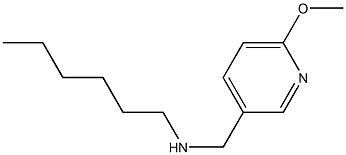 hexyl[(6-methoxypyridin-3-yl)methyl]amine Struktur