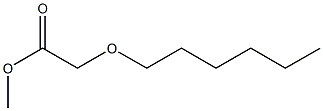 methyl 2-(hexyloxy)acetate,,结构式