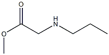 methyl 2-(propylamino)acetate Structure