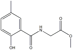 methyl 2-[(2-hydroxy-5-methylphenyl)formamido]acetate