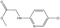 methyl 2-[(5-chloropyridin-2-yl)amino]acetate 结构式