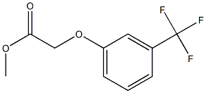 methyl 2-[3-(trifluoromethyl)phenoxy]acetate Structure