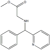 methyl 2-{[phenyl(pyridin-2-yl)methyl]amino}acetate|