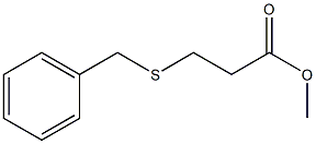 methyl 3-(benzylsulfanyl)propanoate,,结构式