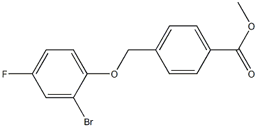  methyl 4-(2-bromo-4-fluorophenoxymethyl)benzoate