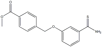 methyl 4-(3-carbamothioylphenoxymethyl)benzoate