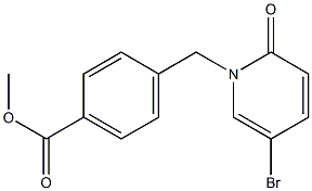 methyl 4-[(5-bromo-2-oxo-1,2-dihydropyridin-1-yl)methyl]benzoate
