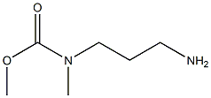 methyl N-(3-aminopropyl)-N-methylcarbamate 结构式