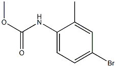 methyl N-(4-bromo-2-methylphenyl)carbamate,,结构式