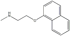 methyl[2-(naphthalen-1-yloxy)ethyl]amine,,结构式