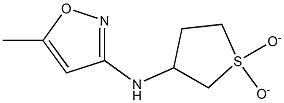 N-(1,1-dioxidotetrahydrothien-3-yl)-5-methylisoxazol-3-amine Struktur