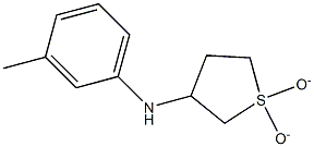 N-(1,1-dioxidotetrahydrothien-3-yl)-N-(3-methylphenyl)amine Struktur
