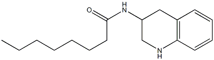 N-(1,2,3,4-tetrahydroquinolin-3-yl)octanamide 化学構造式