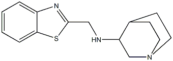 N-(1,3-benzothiazol-2-ylmethyl)-1-azabicyclo[2.2.2]octan-3-amine Struktur
