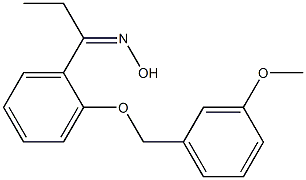  N-(1-{2-[(3-methoxyphenyl)methoxy]phenyl}propylidene)hydroxylamine