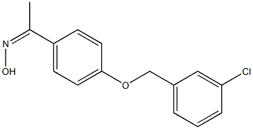 N-(1-{4-[(3-chlorophenyl)methoxy]phenyl}ethylidene)hydroxylamine