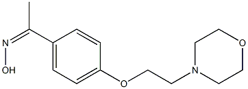 N-(1-{4-[2-(morpholin-4-yl)ethoxy]phenyl}ethylidene)hydroxylamine|