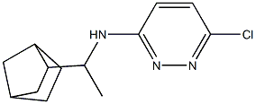 N-(1-{bicyclo[2.2.1]heptan-2-yl}ethyl)-6-chloropyridazin-3-amine|