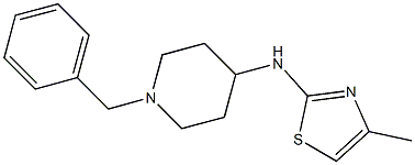 N-(1-benzylpiperidin-4-yl)-4-methyl-1,3-thiazol-2-amine Structure