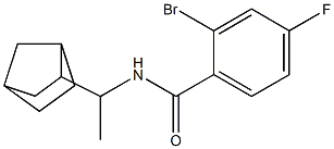 N-(1-bicyclo[2.2.1]hept-2-ylethyl)-2-bromo-4-fluorobenzamide Structure