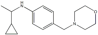 N-(1-cyclopropylethyl)-4-(morpholin-4-ylmethyl)aniline