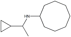 N-(1-cyclopropylethyl)cyclooctanamine Structure
