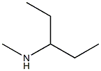 N-(1-ethylpropyl)-N-methylamine 化学構造式