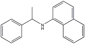 N-(1-phenylethyl)naphthalen-1-amine Structure