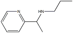 N-(1-pyridin-2-ylethyl)propan-1-amine 结构式