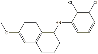 N-(2,3-dichlorophenyl)-6-methoxy-1,2,3,4-tetrahydronaphthalen-1-amine Structure