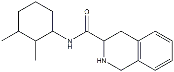 N-(2,3-dimethylcyclohexyl)-1,2,3,4-tetrahydroisoquinoline-3-carboxamide Struktur