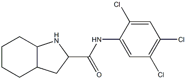 N-(2,4,5-trichlorophenyl)-octahydro-1H-indole-2-carboxamide Structure