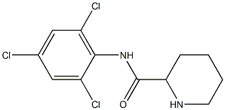 N-(2,4,6-trichlorophenyl)piperidine-2-carboxamide 化学構造式