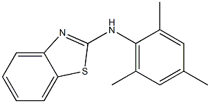 N-(2,4,6-trimethylphenyl)-1,3-benzothiazol-2-amine Structure