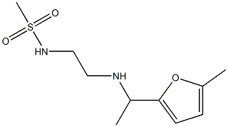 N-(2-{[1-(5-methylfuran-2-yl)ethyl]amino}ethyl)methanesulfonamide Structure