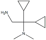 N-(2-amino-1,1-dicyclopropylethyl)-N,N-dimethylamine Structure