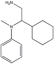 N-(2-amino-1-cyclohexylethyl)-N-methylaniline Structure
