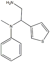 N-(2-amino-1-thien-3-ylethyl)-N-methyl-N-phenylamine Structure