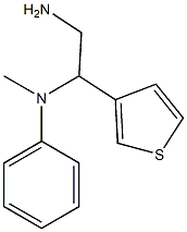 N-(2-amino-1-thien-3-ylethyl)-N-methyl-N-phenylamine,,结构式